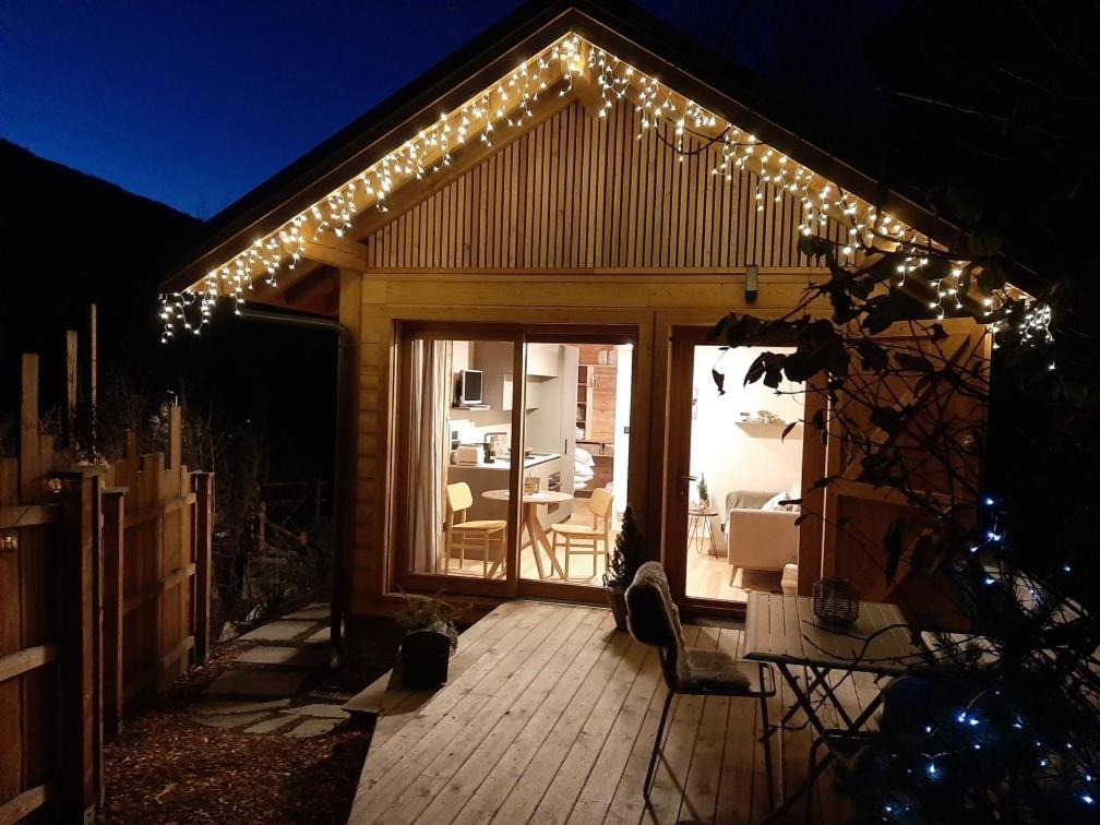 Petit Chalet Neuf Independant 2 Pers "La Cabane De Jean " Briançon Extérieur photo