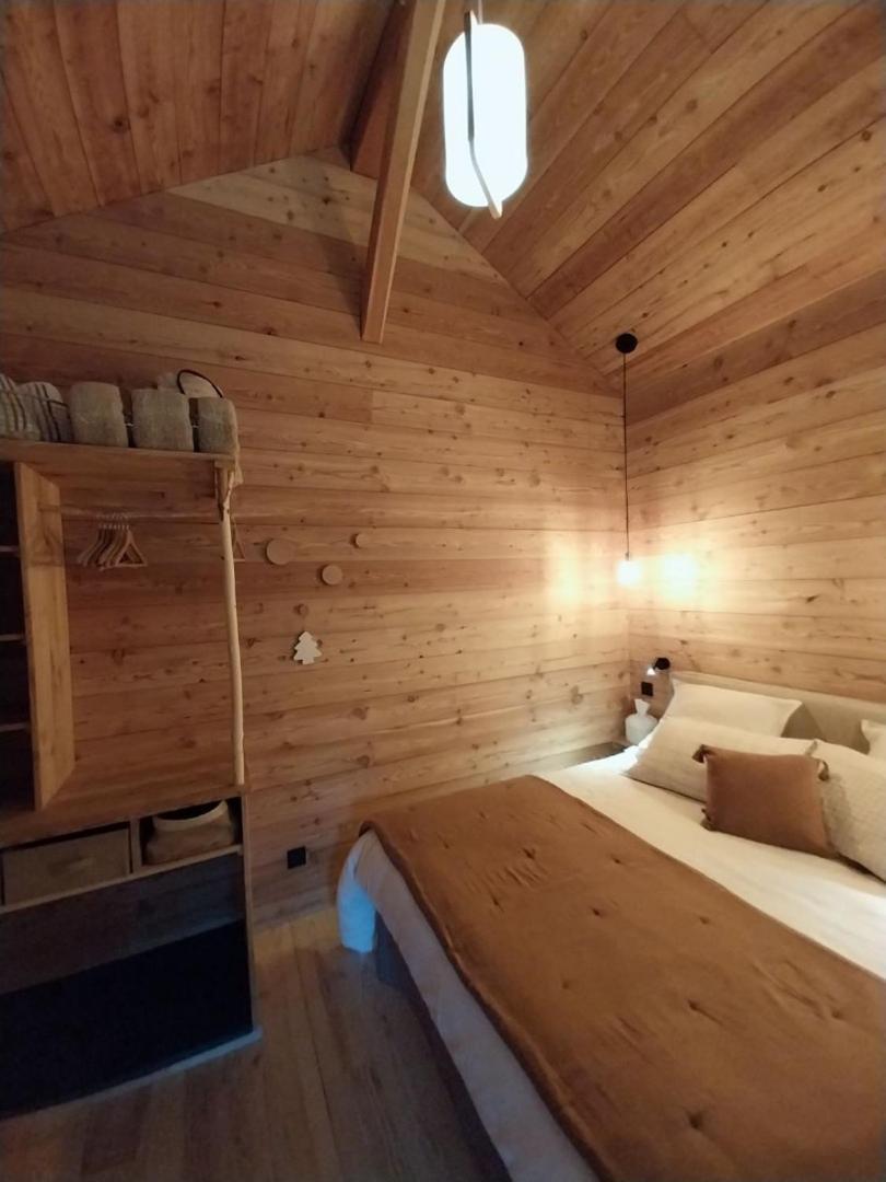 Petit Chalet Neuf Independant 2 Pers "La Cabane De Jean " Briançon Extérieur photo